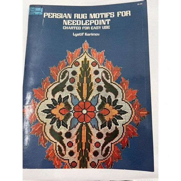 Dover Needleworks Series Baroque Designs and Persian Rug Motifs for Needlepoint - Picture 1 of 10